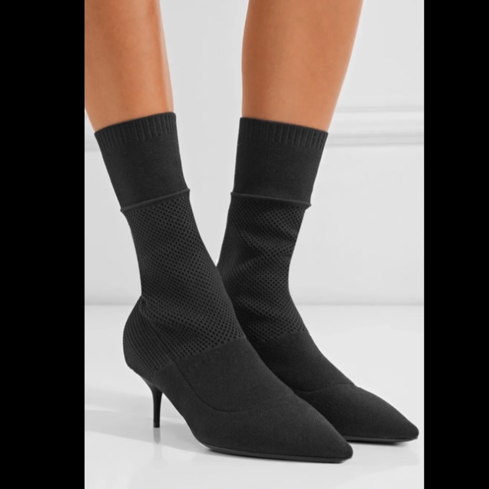 Burberry Lynda Stretch Knit Runway Bootie